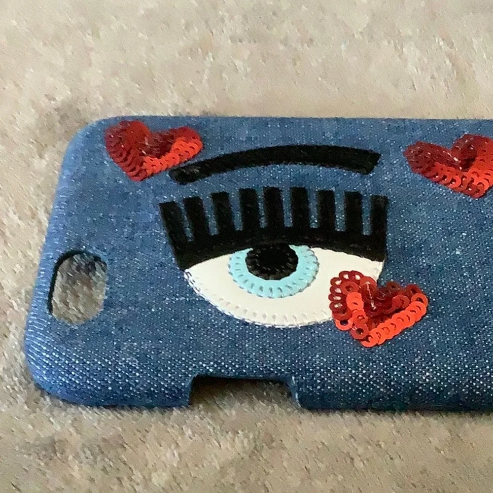 NIB Chiara Ferragni Denim Iphone 6 Case